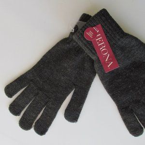 Ladies' Knit Gloves NWT Charcoal Heather One Size Touch-screen Compatible